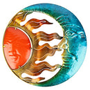 John’s Studio Sun Wall Decor Outdoor Metal Moon Hanging Art - B08XBTTMRP - Brand New