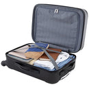 Travelers Club Chicago Hardside Expandable Spinner Luggage, 22" Carry-On - Black - Brand New