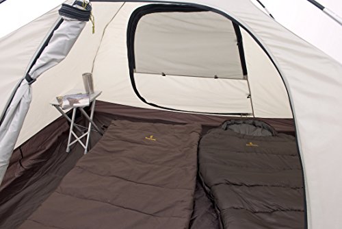 BROWNING CAMPING KENAI -20 DEGREE WIDE MUMMY SLEEPING BAG 40" X 86" - CLAY/BLACK - Like New