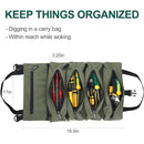 XJYWSH TOOL BAG ROLL UP, ROLLABLE CARRYING TOOLBAG, HEAVT DUTY TOOL ORGANIZER - Like New