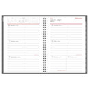 OFFICE DEPOT 2025-2026 WEEKLY/MONTHLY PLANNER 5" X 8" 30% RECYCLABLES - GRAY - Brand New