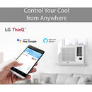 LG 12,000 BTU 230V WINDOW AC COOL HEAT W/REMOTE LW1221HRSM - White - Like New