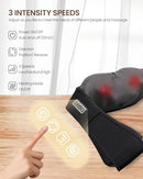 DAILYLIFE Shiatsu Neck and Back Massager with Heat NM-BK001-N - BLACK - Like New