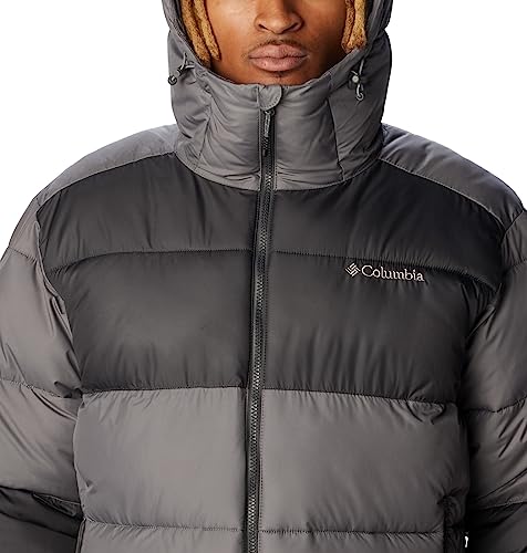 WM0326-023 COLUMBIA MEN'S PIKE LAKE II HOODED JACKET CITY GREY/SHARK XL - Brand New