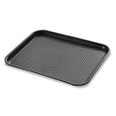 New Star Foodservice 531131 Black Plastic Fast Food Tray, 14 by 18-Inch, 12 Pack - Brand New