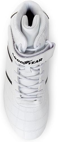 GOODYEAR MENS CLUTCH RACER SNEAKER - SIZE: MEN 11 - WHITE/BLACK - Brand New