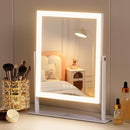 FENCHILIN Vanity Mirror with Lights 11.8" x 9.8",Lighted Makeup Mirror DC117-89 - Like New
