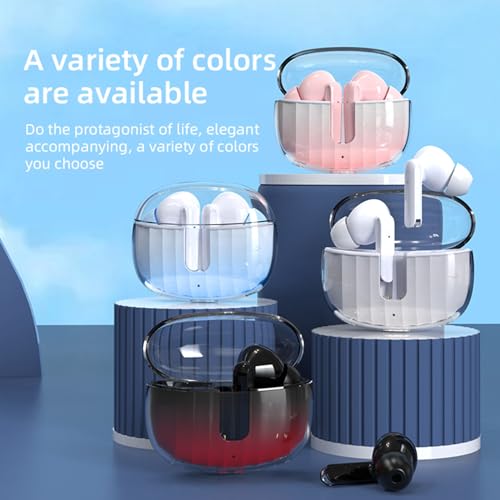 TAPAXIS 2024 NEW TRUE WIRELESS BLUETOOTH EARBUDS IN HEADPHONES - MODEL 7 - PINK - Like New