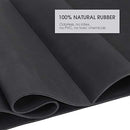 UGO Rubber Yoga Mat 71 x 26 Inch Extra Large Reversible Non-Slip Texture - Brand New