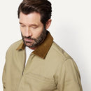 AEMN49797M26 AMAZON ESSENTIALS MEN'S RELAXED FIT DENIM JACKET MUSHROOM BROWN M - Brand New