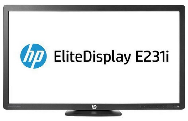 HP ELiteDisplay E231i F9Z10A8#ABA 23" Screen LED-Lit Monitor - Black Like New