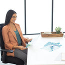FELLOWES RHEA LAMINATOR POUCH STARTER KIT 12.5" WIDTH 4502701 - WHITE/GRAY - Like New