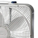 Lasko 3733 Box Fan 3-Speed 20" B00NE6A2FA - White - Brand New