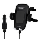 PLESON WIRELESS CAR CHARGER PLESON QI FAST CHARGER CAR PHONE HOLDER - BLACK - Like New