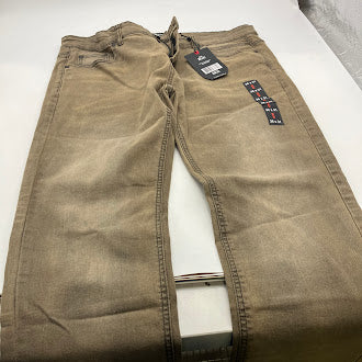 BLU ROCK MEN'S CASUAL FLEX STRETCH SLIM STRAIGHT JEANS - SIZE: MEN 36X31 - GRAY - Brand New