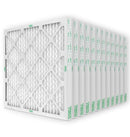 16x20x2 MERV 8 Pleated 2" AC Furnace Air Filter Case 12 B0CP9WY8NY - White - Brand New