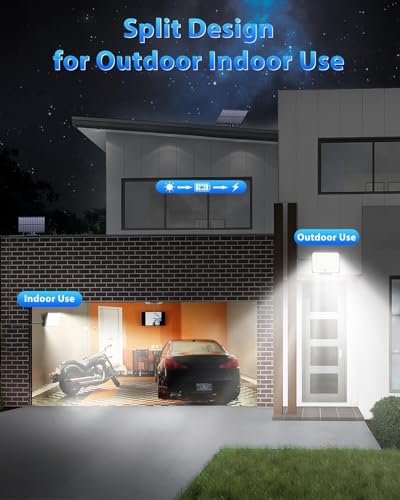 Solar Lights for Outside, 172LED 3Modes Split Motion Sensor - Scratch & Dent