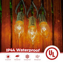 Brightown 50FT Christmas String Lights, Outdoor Tree Lights, Clear Green Wire - Like New