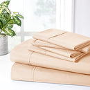 BIBB HOME 2000 COUNT 6-PIECE RAYON BAMBOO SHEET SET CAL KING BLUSH - Like New
