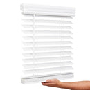 Lotus Windoware Cordless 2 Inch Faux Wood Blind 35" x 64" Bright White - Brand New