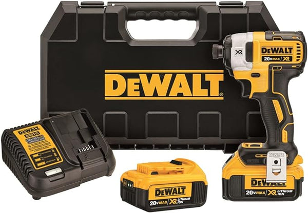 DEWALT 20V MAX XR Impact Driver Kit Brushless 3-Speed DCF887M2 - BLACK/YELLOW - Like New