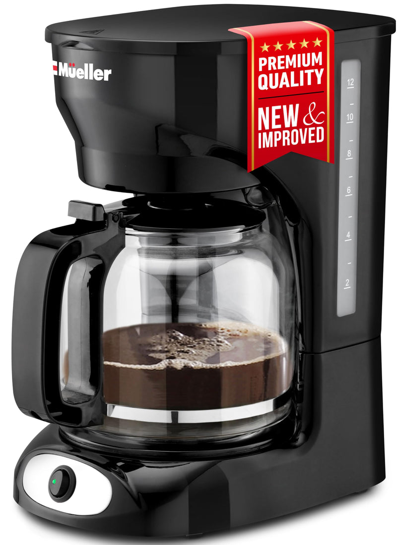 MÜELLERHOME MUELLER 12-CUP DRIP COFFEE MAKER - DC-550X - Scratch & Dent