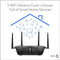 NETGEAR Nighthawk WiFi 6 Router 5-Stream Dual-Band Gigabit AX4200 RAX43 - Blacks - Like New