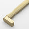 GLIDERITE HARDWARE GLIDERITE SOLID KNURLED BAR PULL CABINET - SATIN GOLD - Brand New