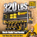 SPAMPUR POWER TOOL ORGANIZER FOR TOOL STORAGE MCZ10A02 - BLACK - Like New