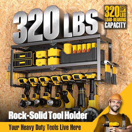 SPAMPUR POWER TOOL ORGANIZER FOR TOOL STORAGE MCZ10A02 - BLACK - Like New