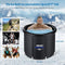 JECOO COLD PLUNGE TUB 90 GALLONS LARGE ICE BATH MULTIPLE LAYERED - BLACK - Like New