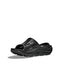HOKA ONE ONE MEN'S ORA RECOVERY SLIDE 3 SANDAL - SIZE: MEN'S 9 WOMEN 11 - BLACK - Brand New
