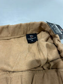 DAILY THREAD MEN FRENCH TERRY CASUAL JOGGER SWEATPANTS ELASTIC SIZE: M - KHAKI - Like New