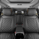 MOTORBOX TRIMLINE GRAPHITE LEATHER SEAT COVERS FOR CARS & SUVS - CHARCOAL/BLACK - Like New
