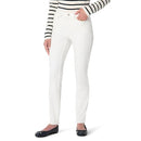 AMAZON ESSENTIALS WOMEN'S HIGH STRETCH MID-RISE SKINNY JEANS WOMEN SIZE 8 WHITE - Like New