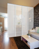 GoDear Design Panel Blinds Semi-Sheer 45.8"-86" x 96", Eclipse - Brand New