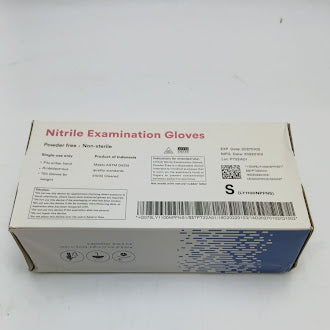 GENERIC NITRILE EXAMINATION GLOVES - SMALL - 100 GLOVES BY WEIGHT - BLUE - Brand New