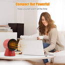 COSTWAY 2 in 1 Heater and Fan Combo, 1500W Portable Ceramic Heater (Red) - Brand New