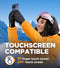 UMEWARM -10℉ WATERPROOF WINTER GLOVES MEN M WOMEN M - BLACK - Like New