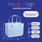 BOGG BAG ORIGINAL LARGE CAROLINA ON MY MIND WHITE BUTTONS - Brand New