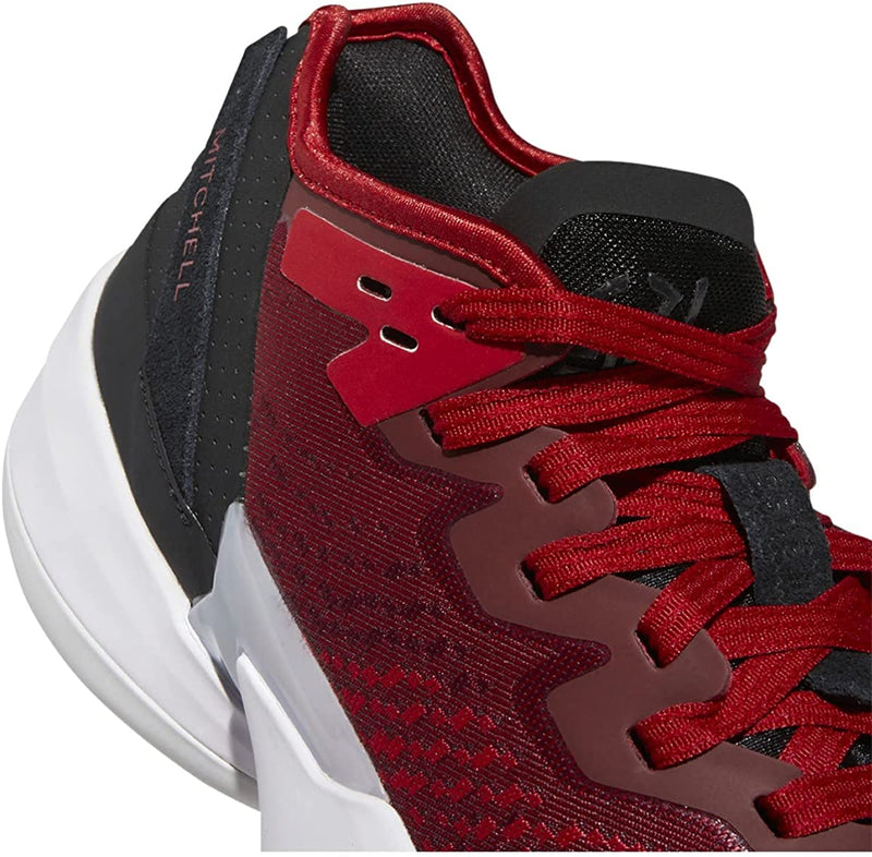 GY6507 Adidas D.O.N Issue 4 Basketball Shoe Unisex Red/White M7 W8 - Like New