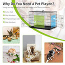 NFPSHOP 36 inch Large Dog Cage - Double Door with Handles B0D5XJVXH8 - Black - Brand New