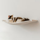 KITSUNE GARDEN CAT WALL SHELF FURNITURE CAT HAMMOCK FOR WALL - IVORY - Like New