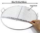ZHOUWHJJ BBQ Stainless Steel 19.5 Round Cooking Grate Cooking Grid B075T3BL29 - Like New