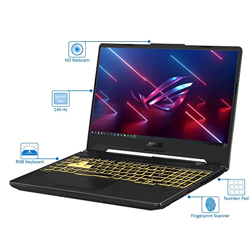 ASUS TUF F15 15.6" FHD I5-10300H 16GB 512GB SSD GTX 1650 WIN 11 HOME BLACK - Like New