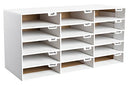 ADIROFFICE CARDBOARD CLASSROOM MAILBOX, 501-15-WHI - WHITE - Like New