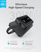ANKER POWER BANK(20,000 MAH, BUILT-IN USB-C CABLE) - BLACK - Like New