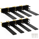 ISOKER 10" SHELF BRACKETS 8 PACK FLOATING SHELF BRACKET 1/5” THICK CARBON STEEL - Brand New