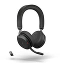 Jabrs Evolve2 75 PC Wireless Headset 8-Microphone Technology HSC150W - Black - Like New