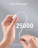 ANKER POWERLINE III USB-C TO USB-C 2.0 CABLE 6FT USB-C TO USB-C CABLE - WHITE - Like New